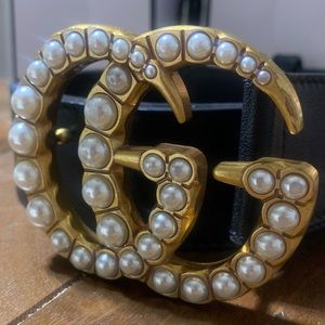 Gucci Belt Pearl Double size 75